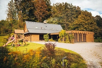 Roubenka bazén a dětské hřiště - Kouty nad Desnou