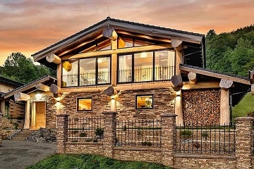 Srub s wellness Jesen�ky - �ervenohorsk� sedlo