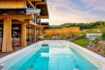 Srub s wellness Jesen�ky - �ervenohorsk� sedlo