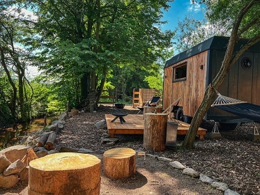 Glamping u potoka - CHKO Brdy - Březnice