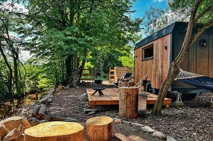 Recenze: Glamping u potoka - CHKO Brdy - Březnice
