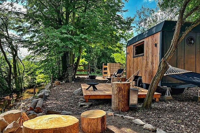 Glamping u potoka - CHKO Brdy - Beznice