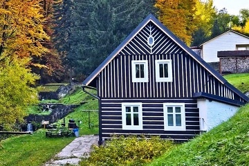 Roubenka u potoka - Krkono�e - �ern� hora