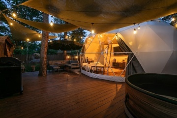 Wellness glamping u Slapské přehrady - Ždáň