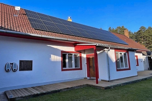 Chalupa se saunou u cyklostezky - T�ebo�sko