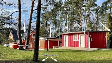 Chata a koupac� jez�rko - Lu�nice - T�ebo�sko