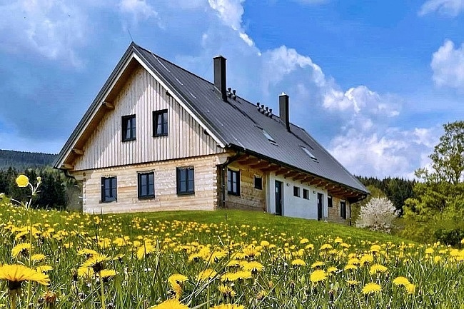 Cedrová roubenka - Divoká Orlice - Velká Deštná