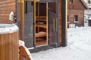 Moderní roubenka s wellness - Krkonoše - Černá Důl