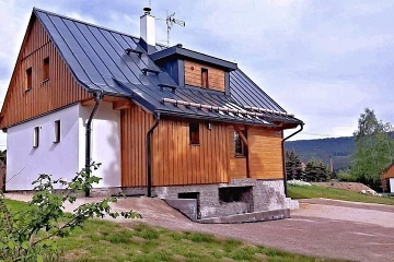 Roubenka se saunou - Jizerky - Tanvaldský Špičák