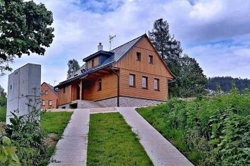 Roubenka se saunou - Jizerky - Tanvaldský Špičák
