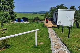 Glamping se saunou a baznem - Velk Tnec