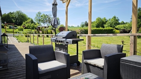 Glamping se saunou a baz�nem - Velk� T�nec