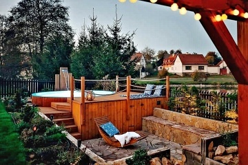Chalupa bazén a wellness - Vysočina - Pernštejn