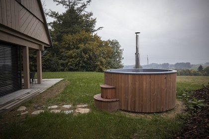 Roubenka - sauna a koupací sud - Krkonoše
