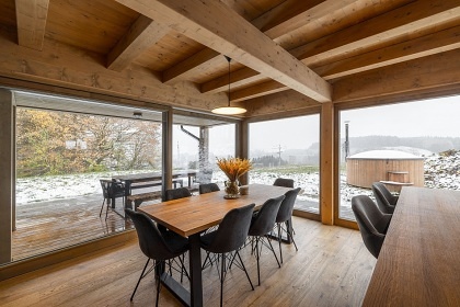 Roubenka - sauna a koupací sud - Krkonoše