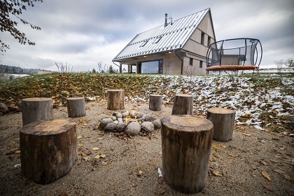 Roubenka - sauna a koupací sud - Krkonoše