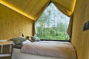 Glamping Lu�ick� hory - Tiny house Pansk� sk�la