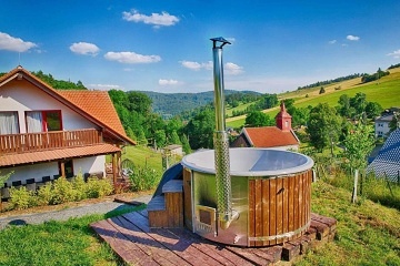 Chalupa wellness, bazén a hřiště - Hanušovice