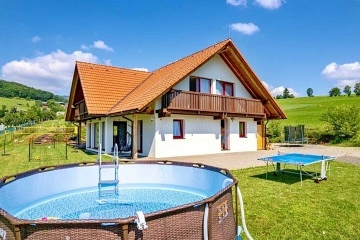 Chalupa wellness, bazén a hřiště - Hanušovice