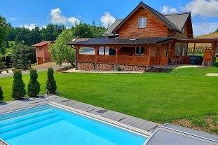 Wellness chata s baznem - Slezsk Harta - Pradd