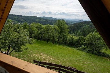 Samota Pod trnků - glamping chata Vlčková