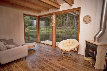 Chata Na vodě - Glamping Český ráj - hrad Pecka