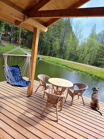 Chata Na vodě - Glamping Český ráj - hrad Pecka