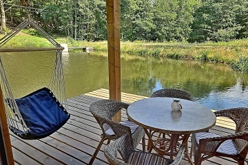 Chata Na vodě - Glamping Český ráj - hrad Pecka
