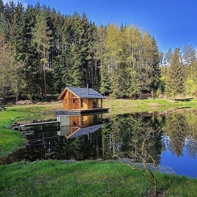 Chata Na vodě - Glamping Český ráj - hrad Pecka