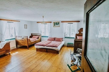 Chalupa Vysočina - koupací sud - Skála - Humpolec