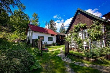 Chalupa Vysočina - koupací sud - Skála - Humpolec