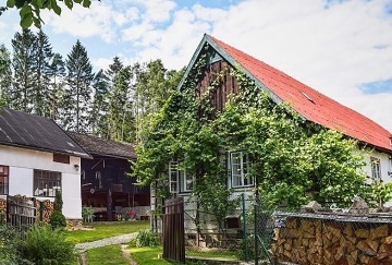 Chalupa Vysočina - koupací sud - Skála - Humpolec