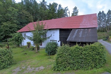 Chalupa Vysočina - koupací sud - Skála - Humpolec