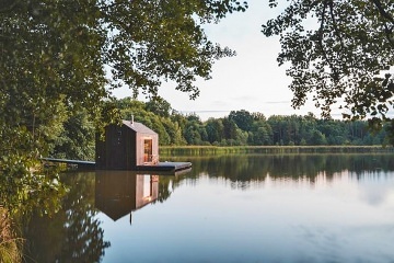 Plovoucí Chata na samotě - Glamping Brdy