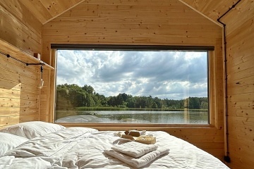 Plovoucí Chata na samotě - Glamping Brdy