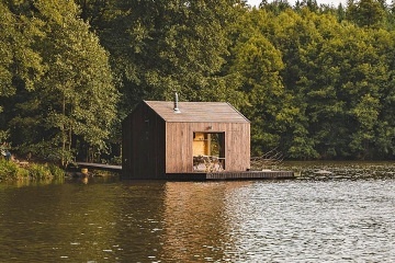 Plovoucí Chata na samotě - Glamping Brdy