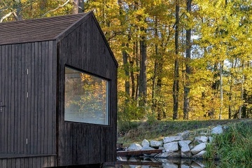 Plovoucí Chata na samotě - Glamping Brdy