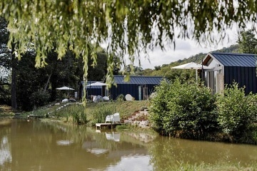 Glamping osada - chaty Hýskov - Křivoklát