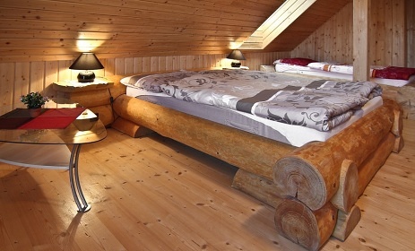 Srub a koupací sud - Adršpach - Stolová hora Ostaš