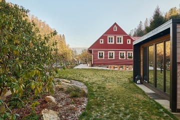 Roubenka sauna a kachlov kamna - Velk pa