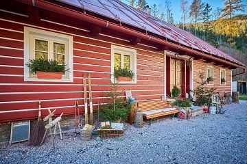 Roubenka sauna a kachlov kamna - Velk pa