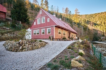 Roubenka sauna a kachlov kamna - Velk pa