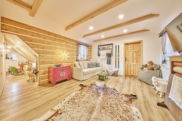 Roubenka sauna a kachlov kamna - Velk pa