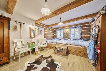 Roubenka sauna a kachlov kamna - Velk pa