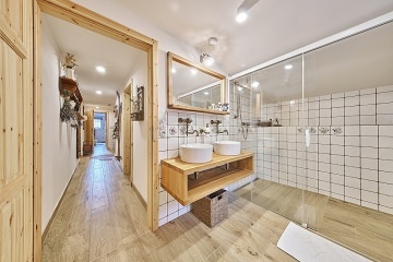 Roubenka sauna a kachlov kamna - Velk pa