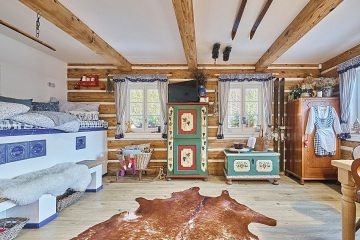 Roubenka sauna a kachlov kamna - Velk pa