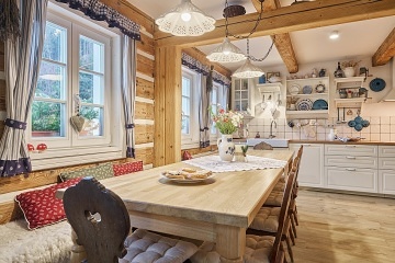 Roubenka sauna a kachlov kamna - Velk pa