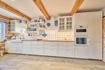 Roubenka sauna a kachlov kamna - Velk pa