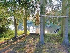 Chata Třeboňsko - Suchdolské pískovny - Borovany