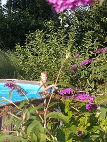 Chata s baz�nem T�ebo�sko - Suchdolsk� p�skovny